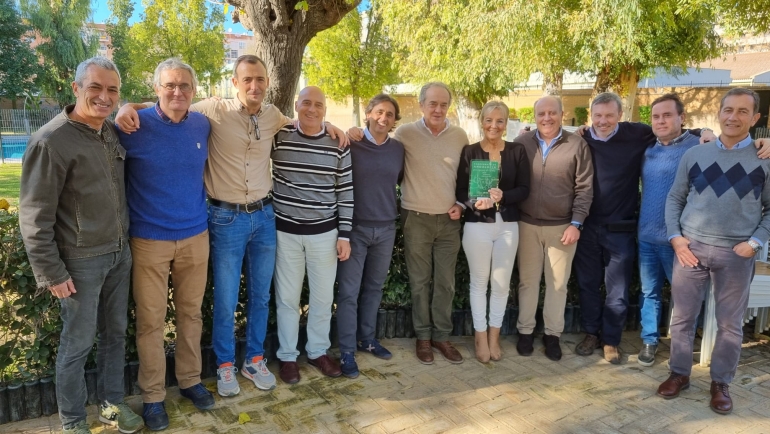 Reconocimiento del Club a los ganadores del Campeonato de Andalucía por equipos en la categoría +55